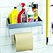 PROSLAT 10029 Paper Towel Holder Shelf Designed for PVC Slatwall, Silver