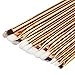 Start 12 pcs/Sets Gold Makeup Brushes Set for Eye Shadow Foundation Eyebrow Lip Brush