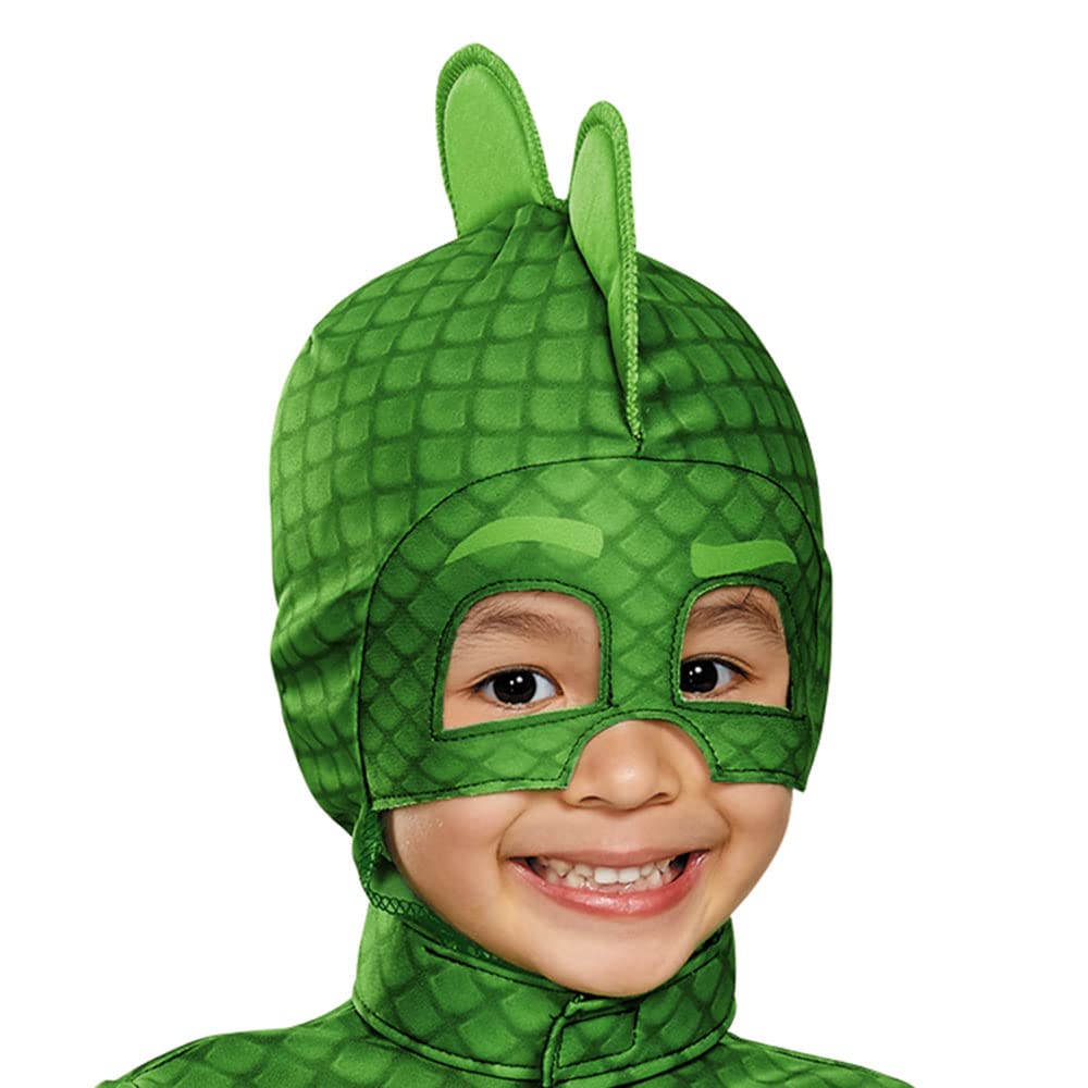 PJ Masks Gecko Costume for Toddlers, Official PJ Masks Costume Jumpsuit