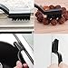 15 pieces Scratch Brush (Stainless Steel + Brass+Nylon), AFUNTA Curved Handle Masonry Wire brush Set Bristle for Cleaning Welding Slag and Rust,5 pcs Per Type