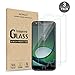 (3-Pack) Compatible with for Moto Z Play Tempered Glass Screen Protector, Akwox Ultra thin [0.3mm 2.5D High Definition 9H] Premium Clear Screen Protective Film For Motorola Moto Z Play Droid