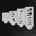Awakingdemi Cake Decorating Stencil Mold, Wedding Cake Stenci, 4pcs Love Cake Stencil Cake Decoration Sugar Sieve Cake Mold Sten