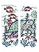 Crayola Color-In Socks with 1 Pair of Socks and 4 Fabric Markers - Under the Sea Design