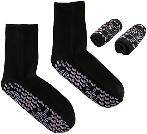 MSmask Self-heating Far Infrared Paded Cotton Socks Sock Foot Feet Massager Massage Padded Therapy Massaging Socks Foot