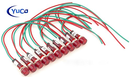 PACK-OF-10-YuCo-YC-9WRT-1R-24-10-RED-9MM-LED-INDICATOR-MINIATURE-PILOT-LIGHT-24V-AC-or-DC PACK-OF-10-YuCo-YC-9WRT-1R-24-10-RED-9MM-LED-INDICATOR-MINIATURE-PILOT-LIGHT-24V-AC-or-DC