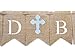 Swanky Party Box | Communion Party Banner, Baptisim Christening Decoration, God Bless Banner Blue B086