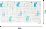Maliton 6 Pack Muslin Burp Cloths 50x25cm 100% Cotton Baby 6 Layers view 2