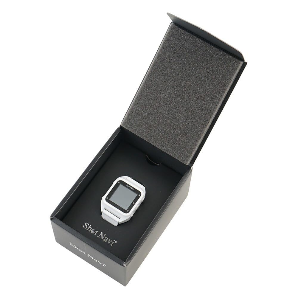 Shot Navi Hug GPS Golf Navi Wrist Watch Shot Navi Hug (White)
