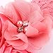 Ever Fairy Chiffon Lace Flower Baby Girls Turban Headband Head Wrap Hair Band With Pearl(2 Pack)