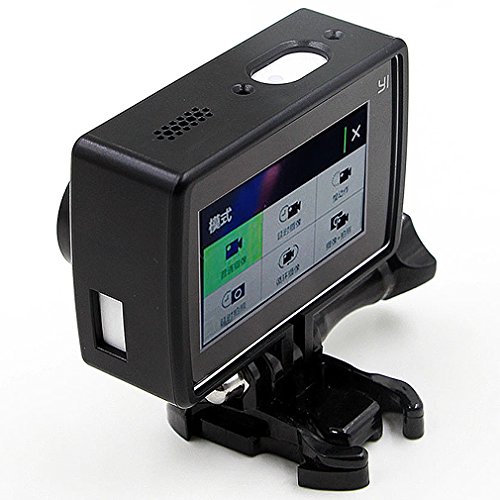First2savvv XM2-BKK-A01 Border Frame BacPac Mount Protective Frame Expanded Edition Housing Case for XIAOMI Yi 4k action camera