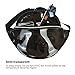 AIWENSI Stylish Hologram Fanny Pack Water-resistant, Hard PVC Laser Bum Bag for Rave Festival Beach Waist Bags, Black