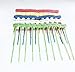 TEKEFT Pack of 50pcs 6 Inch Marker Nylon Cable Ties/Cable Label Mark Tag