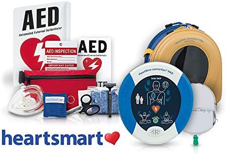 Heartsmart's Portable AED Defibrillator Package