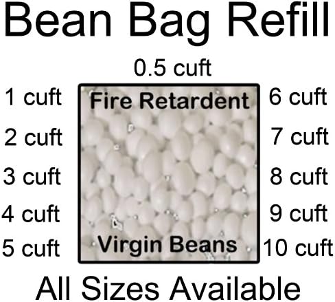 Gilda Bean bag Top Up Refill Polystyrene Beads Filling Bag Fire Retardent Beans (10 cubic foot)