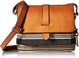 Fossil Kinley Small Crossbody Bag, Neutral Stripe,One Size