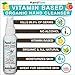 3-Pack HandSan Organic Hand Cleanser (3 x 60 mL) - No-Alcohol Antimicrobial Hand Sanitizer Spray With Vitamins & Moisturizing Nutrients - All-Natural Kid-Safe Formula - Kills 99.9% Of Germs