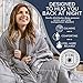 Snuggle Pro Weighted Blanket Adult - 15 lbs Heavy Blanket for Sleeping, 48