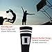 Colorfox Number Socks, Custom Teen Team Number Sports Mid Calf Crew Socks for Boys Girls 1 Pair Black