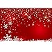 7x5ft Red Winter Photography Backdrops Customized Snowflake Photo Studio Background Props Christmas