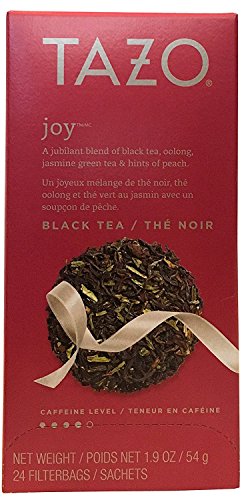 Tazo Joy Seasonal Flavor Black Tea, 24 Filter Bags (1.58 Oz.)