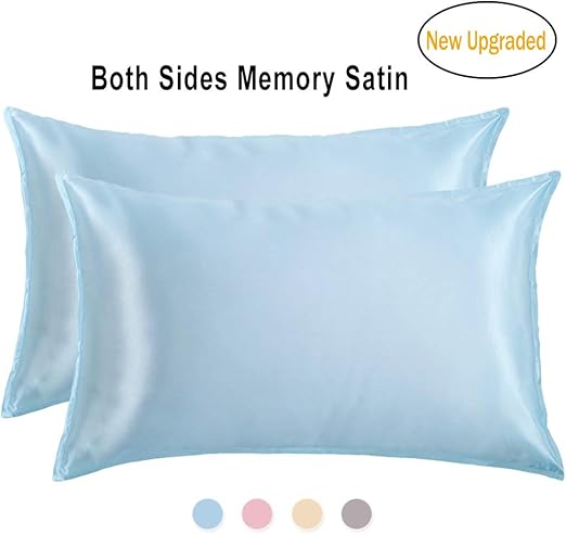 Amazon Com Memory Satin Pillowcases For Hair And Skin