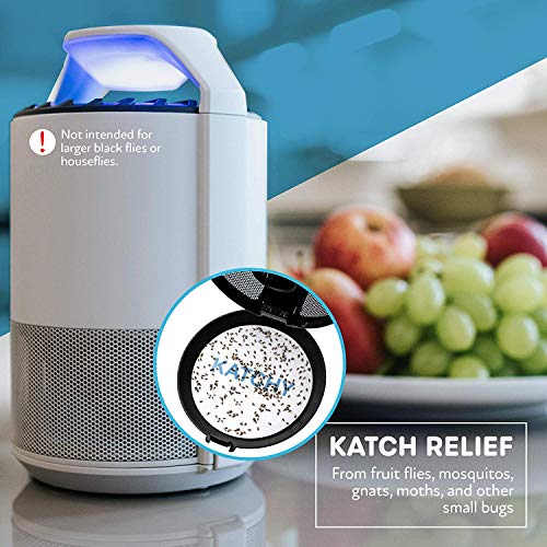 KATCHY Indoor Insect Trap: Bug, Fruit Fly, Gnat, Mosquito Killer - UV Light, Fan, Sticky Glue Boards - //medicalbooks.filipinodoctors.org