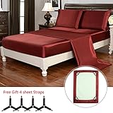 HollyHOME Silky Soft Luxury 4 Piece Deep Pocket