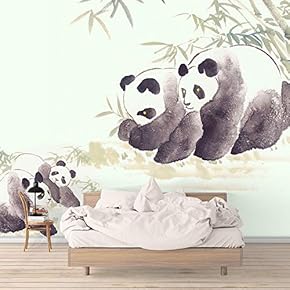 Wall Murals for Bedroom Beautiful Pictures Collection Panda Wings Removable Wallpaper Peel and Stick Wall Stickers - 66x96 inches