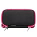 iDream365 Fountain Pen Case Holder,Hard Protective Carrying Case/Bag/Pouch/Holder for Executive Fountain Pens,Ballpoint Pens-Black/Pink