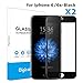 DIGITWHALE 2-Pack iPhone 6/6s Screen Protector, 3D Full Curve Soft Edge 0.2mm Tempered Glass Screen Protector for iPhone 6s and iphone 6 4.7