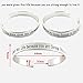 Inspirational Jewelry Bracelet – You were Given This Life, You are Strong Enough Quote – Silver Charm Wrap – Engraved Sayings for Inspiration, Motivation for Women, Men, Teens, Girls.