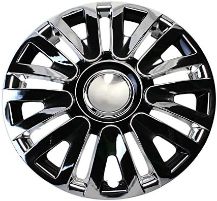 Amazon ホイールカバー 15インチ 4枚 ホンダ フィット クローム ブラック Br ホイールキャップ セット タイヤ ホイール アルミ ホイール ホイールカバー 車 バイク