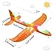 Glider Airplane Model Jet Kit, 2 Pack LED Light Up Glider Airplanes Toys for Kids, Manual Throwing Foam Glider Plane for Boys Girls Outdoor Sport Game Flying Toys Gifts for Kids Outdoor Plane