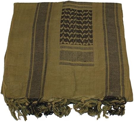 Thunderhead Shemagh Tactical Military Desert Scarf Head Wrap (OD &amp; Black)