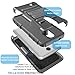 Tekcoo LG K20 V Case, Tekcoo LG K20 Plus Holster, for LG Harmony/LG V5/LG K10 2017 Case Clip, [Hoplite] Shock Absorbing [Black] Locking Belt Defender Heavy Full Body Kickstand Carrying Cases Cover