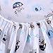 Wowelife Animal Baby Crib Sets Blue 7 Piece Monkey Elephant Lion and Giraffe Crib Bedding Sets Cotton(Sea Journey-7 Piece)