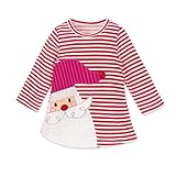 Lingery Toddler Kids Baby Girls Christmas Clothes Santa Striped Princess Dress