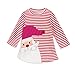 Lingery Toddler Kids Baby Girls Christmas Clothes Santa Striped Princess Dress