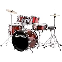 Ludwig Junior Outfit Drum Set Wine Red (Wine Red)
