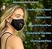 Exercise Mask for Cycling, Running, and Hiking for Women Men and Kids (Black)