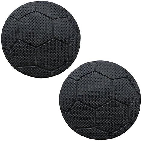 Hongshida Multifunctional Car Dashboard Anti-slip Pad Rubber non slip mat/ Sticky Pad for Cell Phone, CD, Electronic Devices(Washable,Black,Pack of 2)