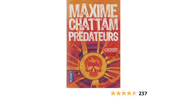 Predateurs Maxime Chattam Amazon Com Books