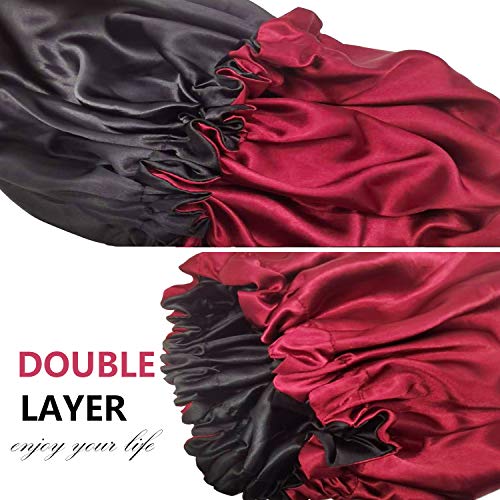 Satin-Bonnets-Adjustable-satin-bonnets-for-women-Double-Layer-Large-Sleeping-Silk-Bonnet-Soft-Sleep-Bonnet-For-Women-Girls-Curly-Natural-Hair-Night-Sleep-Cap