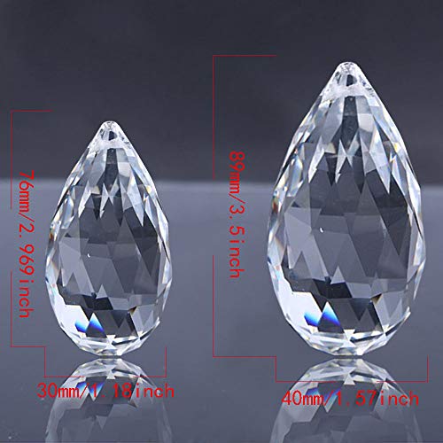 SunAngel Crystals Suncatchers Crystal Prisms Hanging Crystals & 6 Pcs Clear Corn Balls Pendants Pris - //coolthings.us