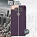 Encased Case Compatible with LG V20 Ultra Thin Purple Bumper (2016 SlimShield Edition) Full Coverage, Hybrid Tough Shell