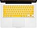 Kuzy - YELLOW Keyboard Silicone Cover Skin for Macbook / Macbook Pro 13