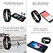 MLVOC TP Fitness Tracker, Activity Tracker Watch with Heart Rate Monitor, Sleep Monitor, Step Counter, Message Notification IP67 Waterproof Pedometers Wristband for Android and IOS Phones (Black)