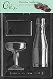 Cybrtrayd M163 Champagne Assortment for Speci Miscellaneous Chocolate Candy Mold