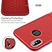iPhone X/iPhone Xs Case, ROCK [Royce] - Red [Ultra Thin][Heavy Duty][Metal Texture Side Buttons][Dual Layered][Slim Fit][Hard PC + Soft TPU] for Apple iPhone X/iPhone Xs