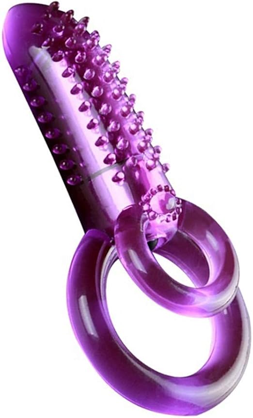 YQYAH Silicona Anillo Pene Vibrador estimulador del clítoris Doble ...
